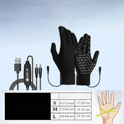 Electric Gloves with Intelligent Temperature Control Three-Speed Adjustment USB Powered Winter Warm Gloves