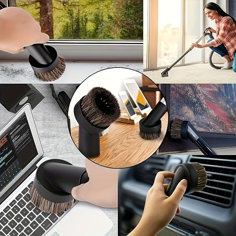 6 ta vakuum tozalagich uchun qo'shimchalar to'plami, mustahkam ABS plastmassadan yasalgan bo'shliq asbobi va 32/35mm adapter bilan almashtiriladigan chang yig'uvchi boshlar, yaxshiroq tozalash samaradorligi uchun, uy vakuumlari uchun ideal.