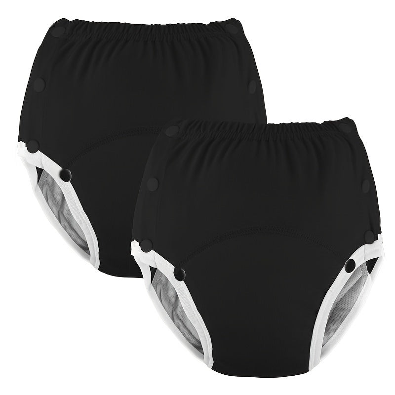 Unisex Adult Reusable Cotton Diapers with Snap Closure for Seniors Multiple Sizes