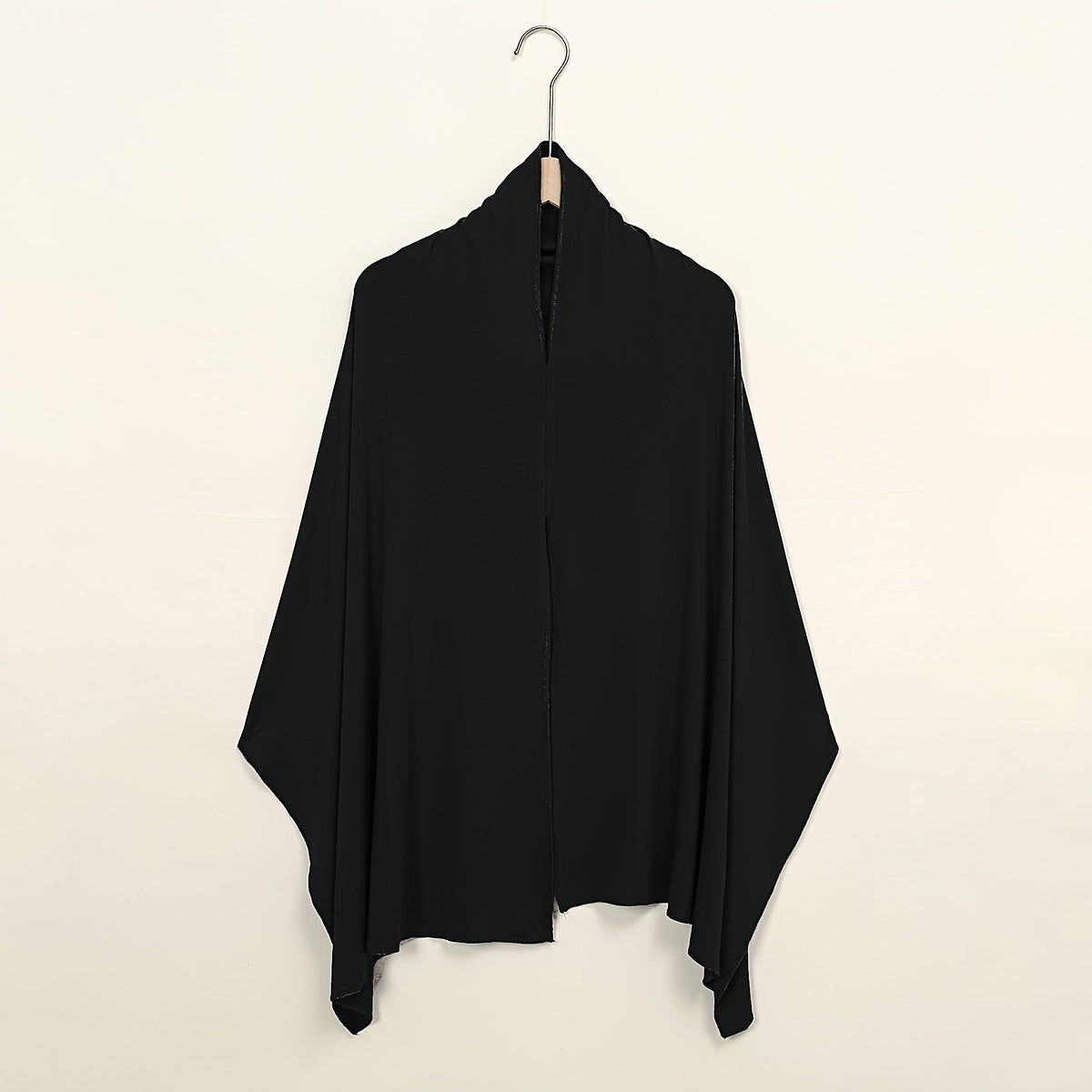 Women's Solid Color Breathable Scarf with Sun Protection and Equal Length Sides