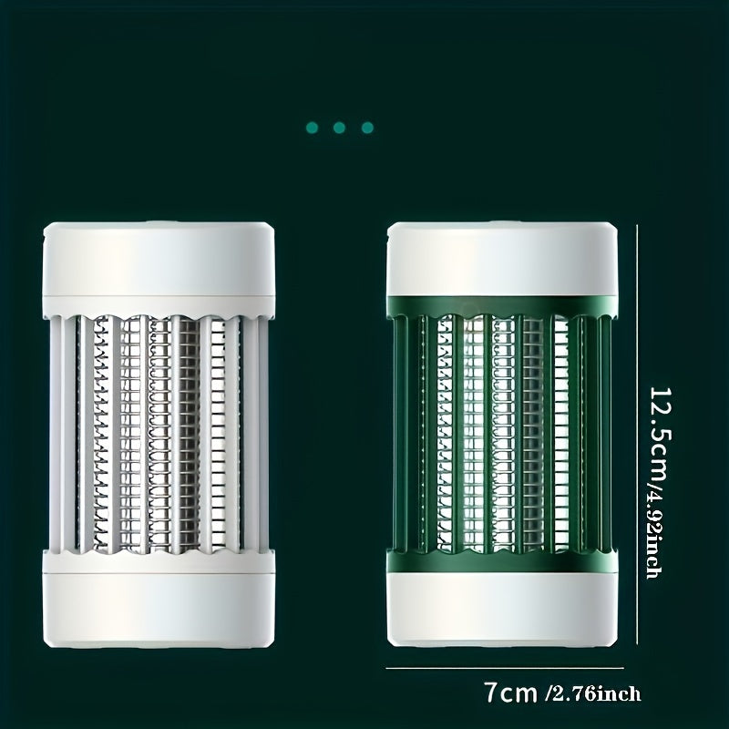 Cazador de mosquitos con luz UV púrpura, enchufe USB, montado en la pared, escritorio, choque eléctrico, control de plagas interior