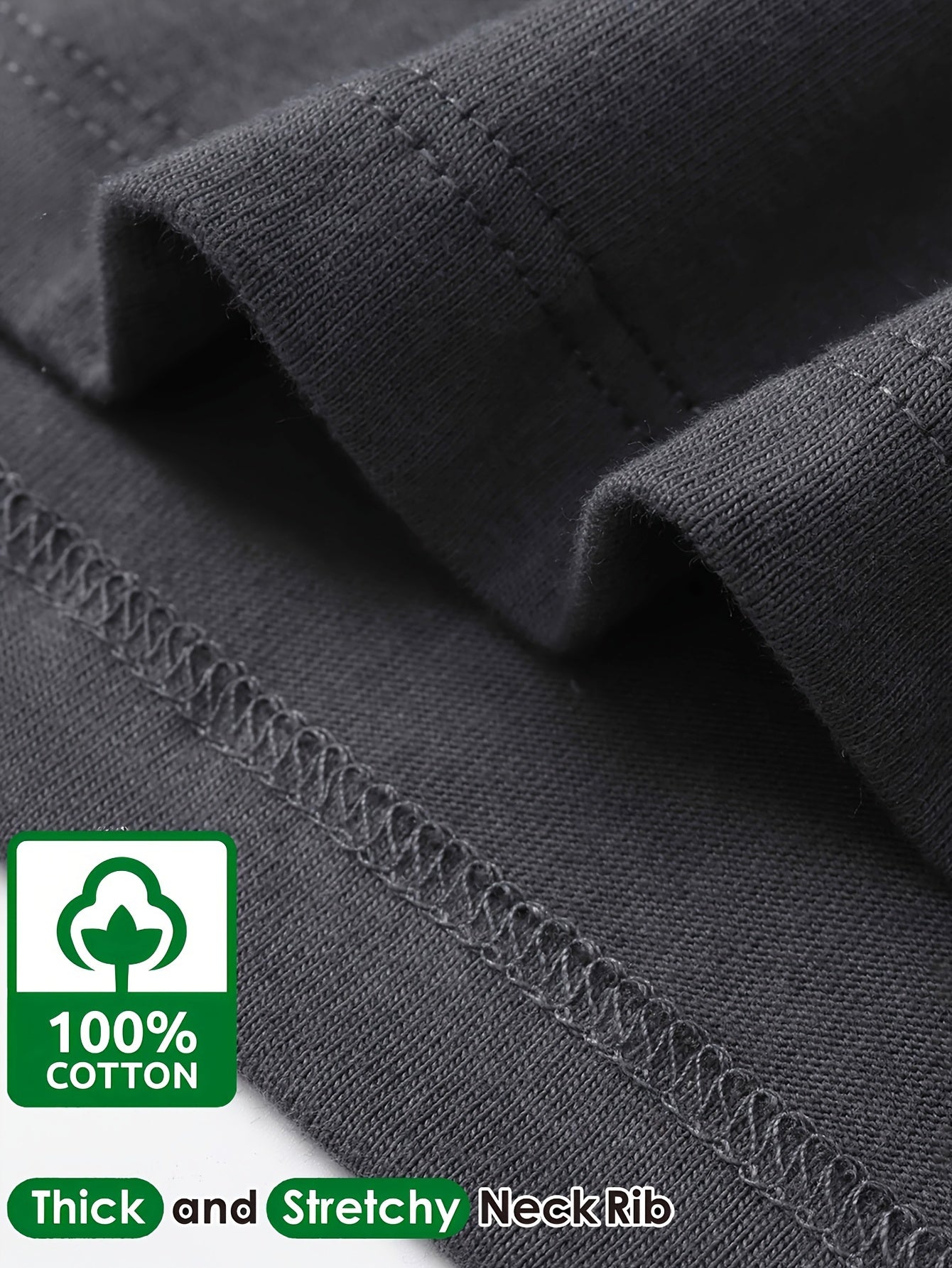 Мужская хлопковая футболка с длинным рукавом, свободный стиль, для весны и осени