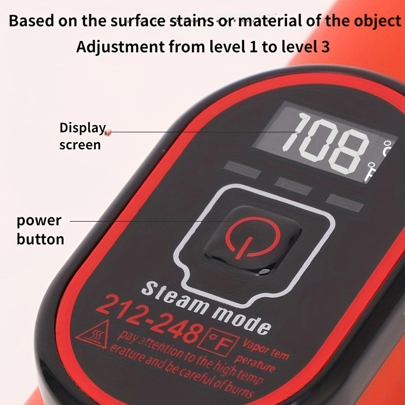 Handheld Steam Cleaner for Clothes and Surfaces High-Temperature High-Pressure Portable Ironing Device