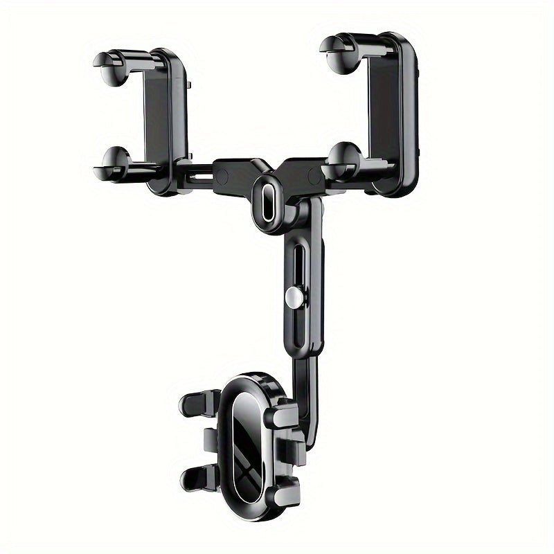 Universal avtomobil telefon uchun tutqich 360° aylanadigan sozlanadigan teleskopli montaj