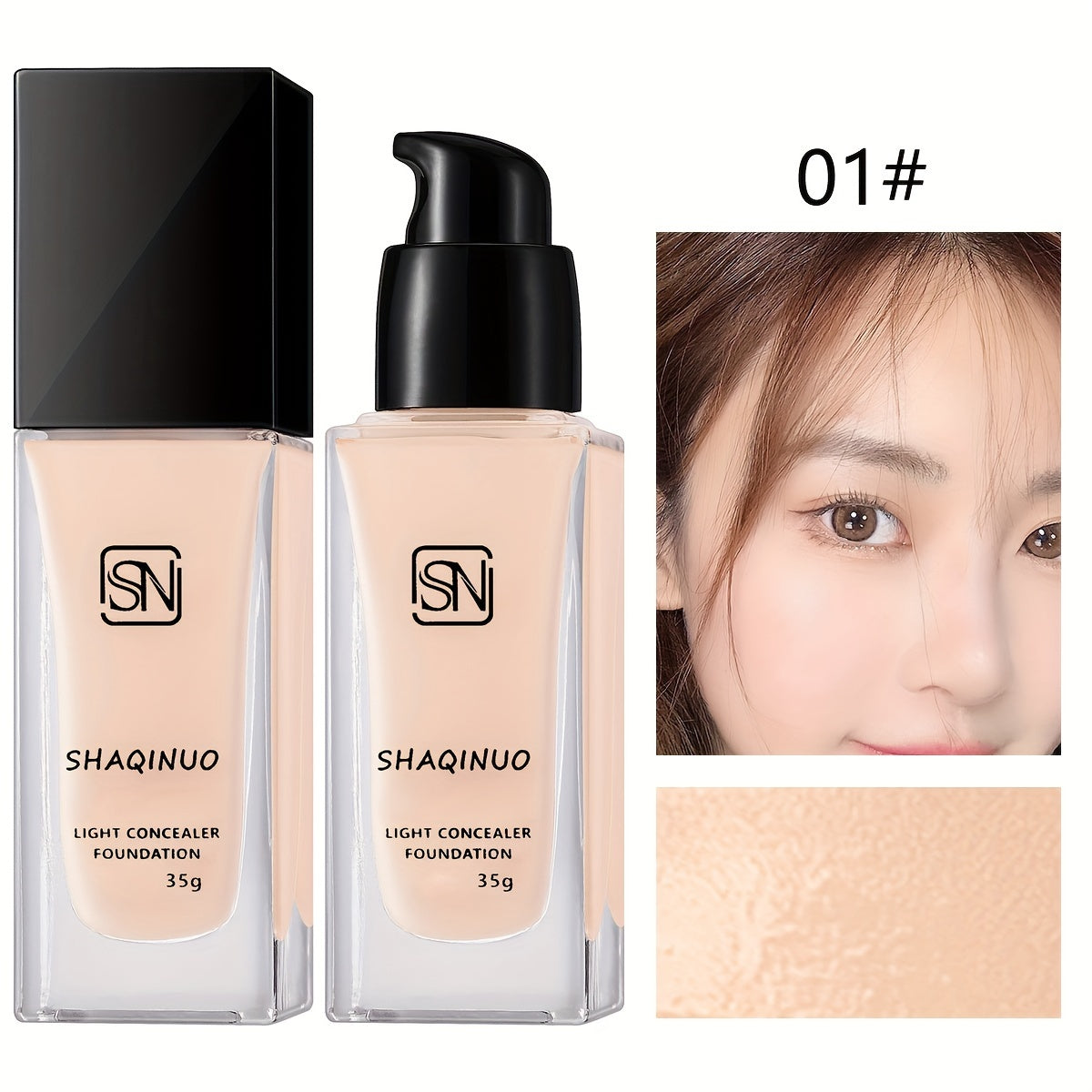Hydrating Waterproof BB Cream Foundation for All Skin Tones with Pore Minimization