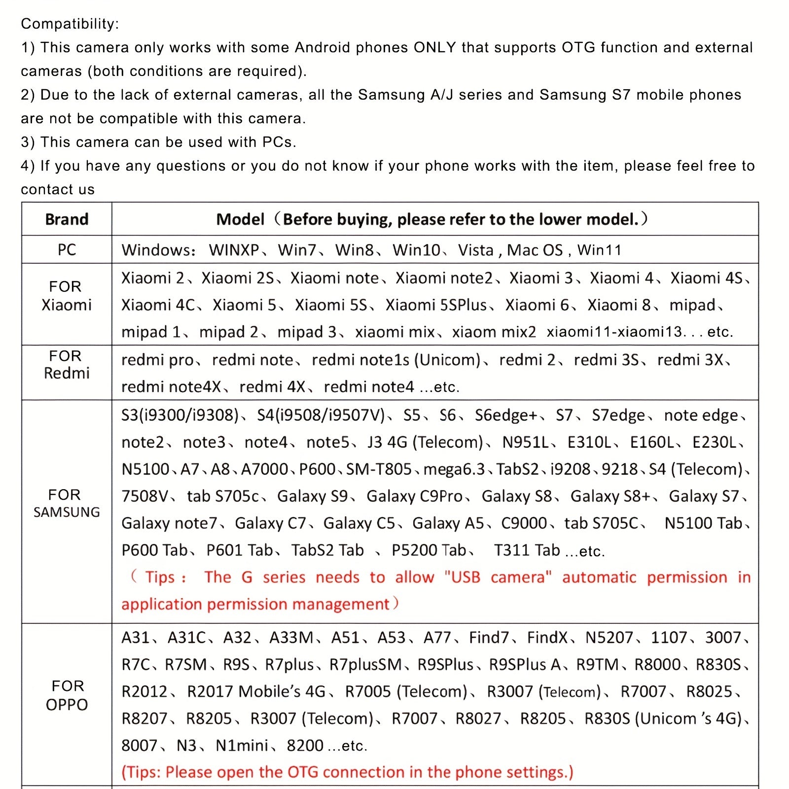 Cámara endoscópica de cable suave ajustable de 1m/2m para Android Tipo-C USB Inspección de coches 640x480P