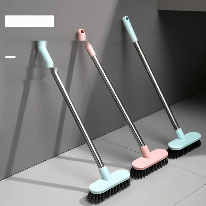 Floor Scrub Brush with Long Handle Durable Hard Bristles for Bathroom and Carpet Cleaning
