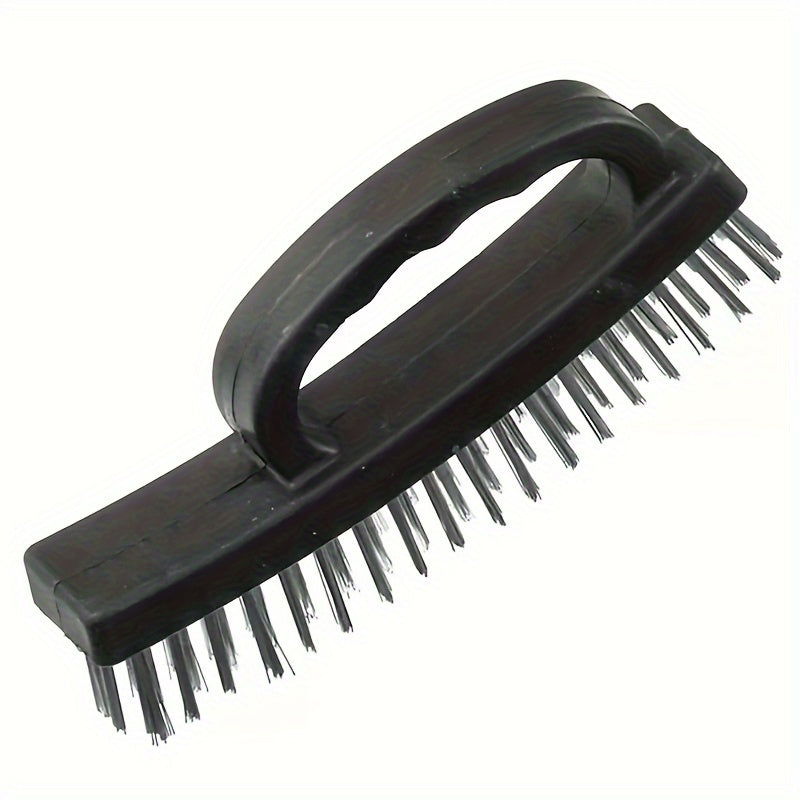 Набор проволочных щеток из двух частей с ручками - Идеально подходит для удаления ржавчины и очистки металлической краски на грилях, в кухнях и в ванных комнатах - Не требует электричества