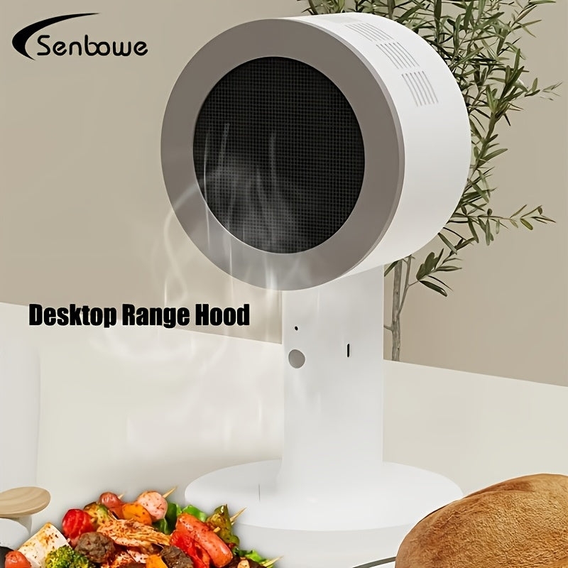 Campana extractora portátil con ventilador de escape de 3 velocidades, filtro de aluminio, gran taza de recogida de aceite, para barbacoa interior y olla caliente