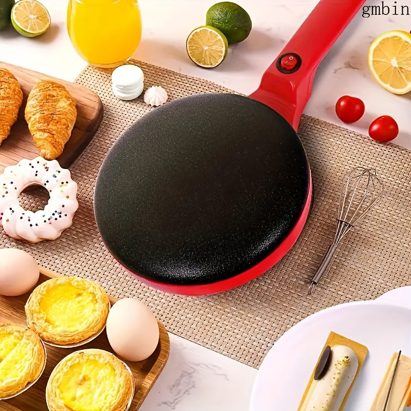 Non-stick round pancake machine single-side heating 220-240V versatile kitchen tool