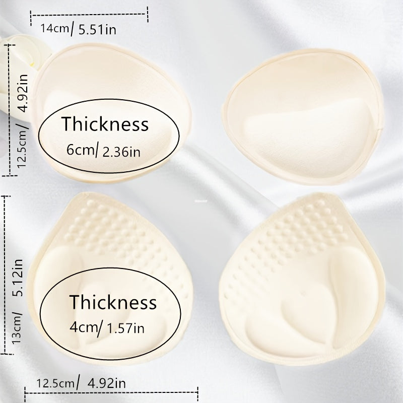 Replaceable Inner Sponge Push-Up Bra Pads for Women Lingerie Accessories