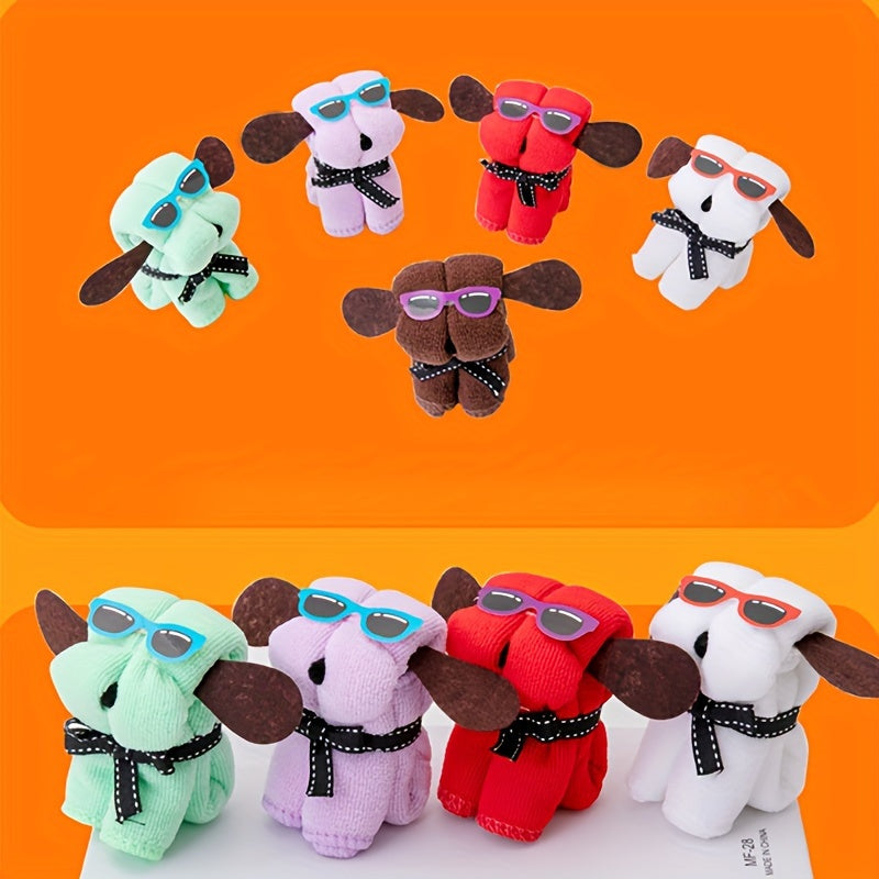 Cute Puppy Towels for Bridesmaids Birthday Holiday Celebration Gifts Packaged