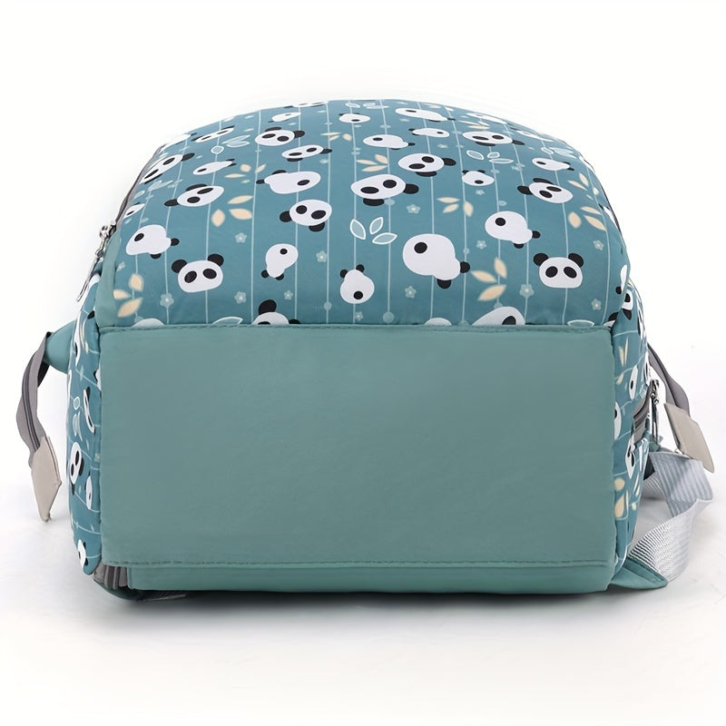Stylish Mother Backpack for Young Mothers with Carriage Hook and Foreign Style Design
