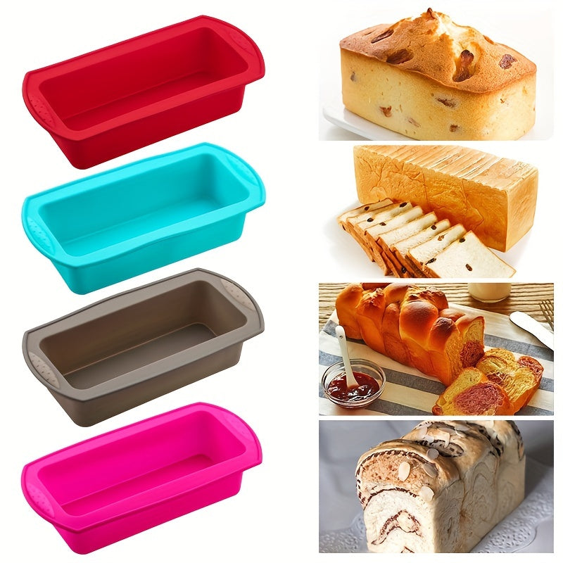 Silicone Loaf Pan Non-Stick Baking Bread Toast Kitchen Bakeware 27cm