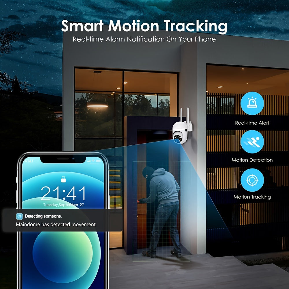 Wireless Security Camera System 5-Pack Full HD 1080P Night Vision Two-Way Audio Motion Detection Smartphone Compatible