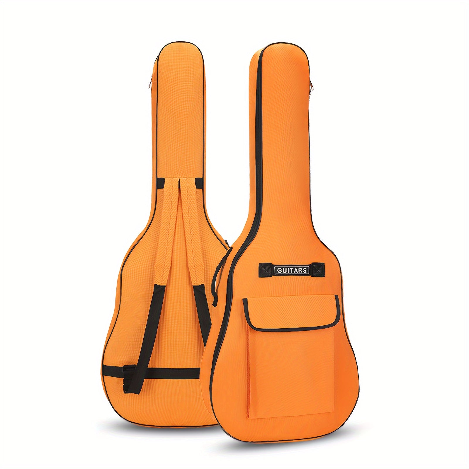 5.5mm Padded Waterproof Guitar Bag for 40/41 Inch Guitars with Adjustable Straps and Front Pocket