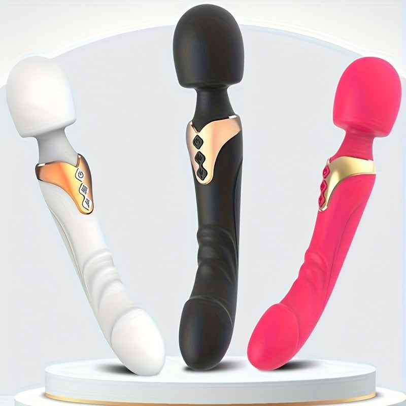 Ayollar uchun Silikonli Ikki Motorli Vibrator, 10 Ta Rejimli G-Spot Stimulyatori