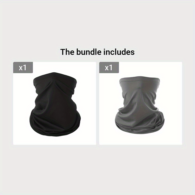 Unisex Cooling Face Mask Lightweight 4-Way Stretch Washable Reusable