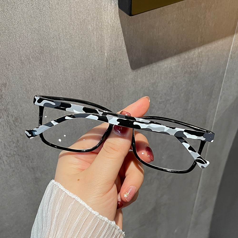 2 ta to'plam Kvadrat o'qish ko'zoynaklari, Erkaklar va Ayollar uchun Ko'k Nurni Blokirovka Qiluvchi Radiatsiya Himoyasi