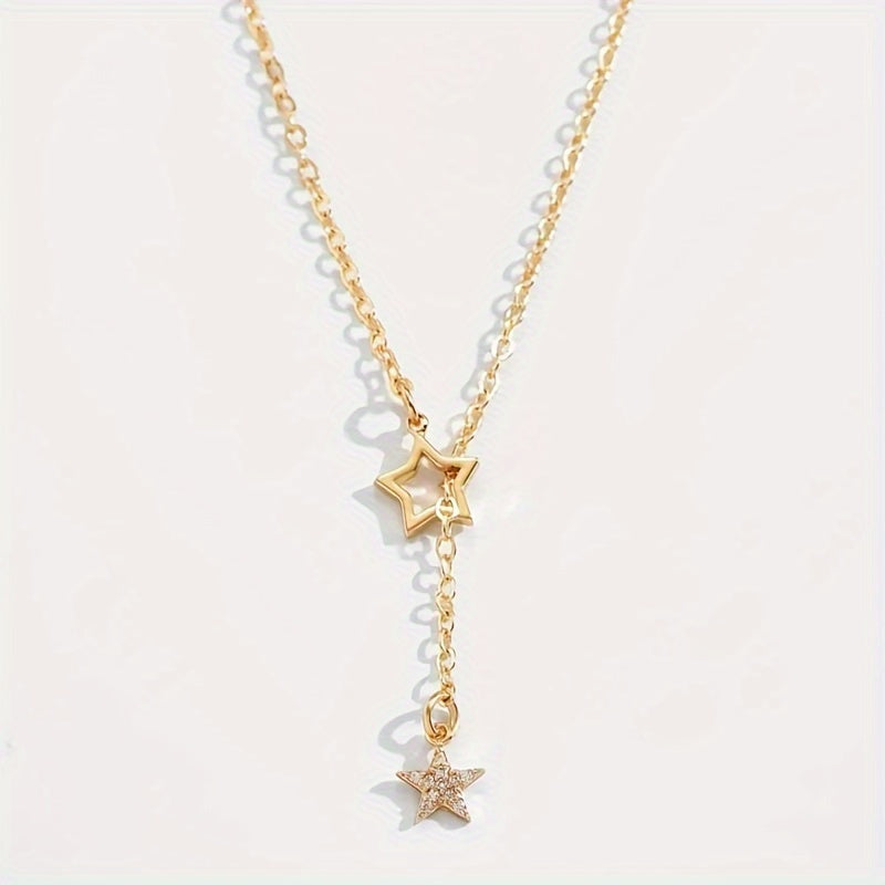 Yaltirab turgan Y-shaklidagi kalviko zanjirli marjon - Ayollar uchun uchrashuv partiyasi, sovg'a uchun mukammal