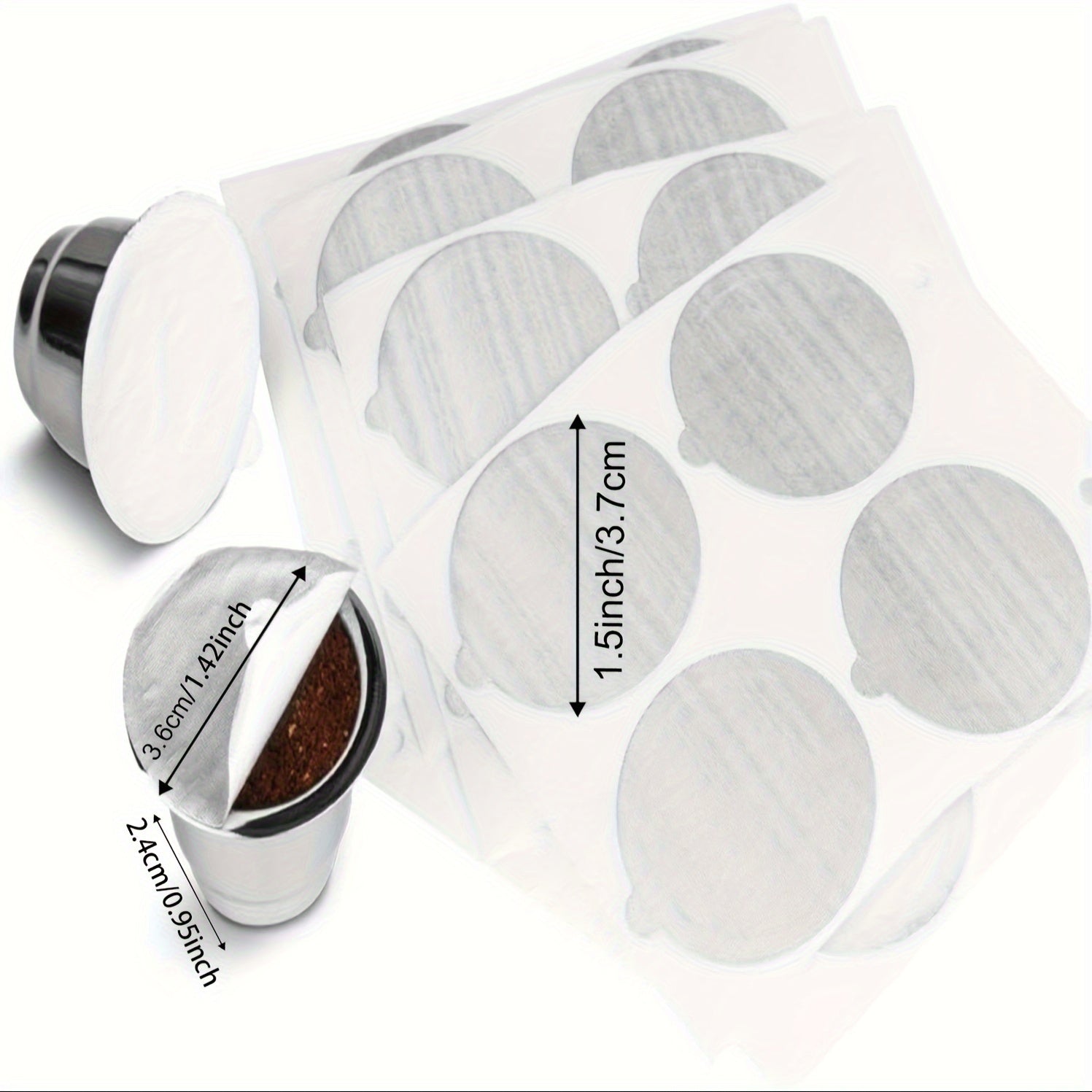 Refillable Stainless Steel Coffee Capsules Compatible with Nespresso Original Line