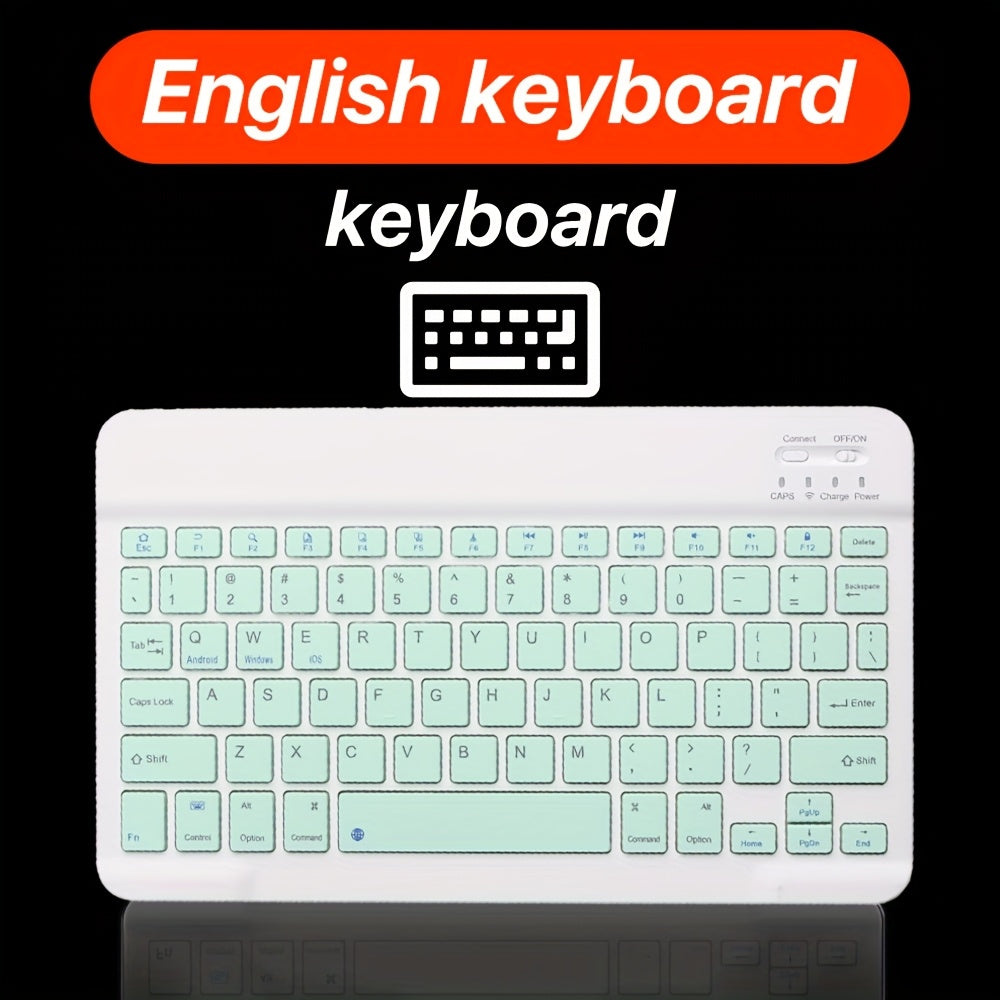 Wireless Rechargeable Ergonomic Keyboard for PC MacBook iPad Android Windows