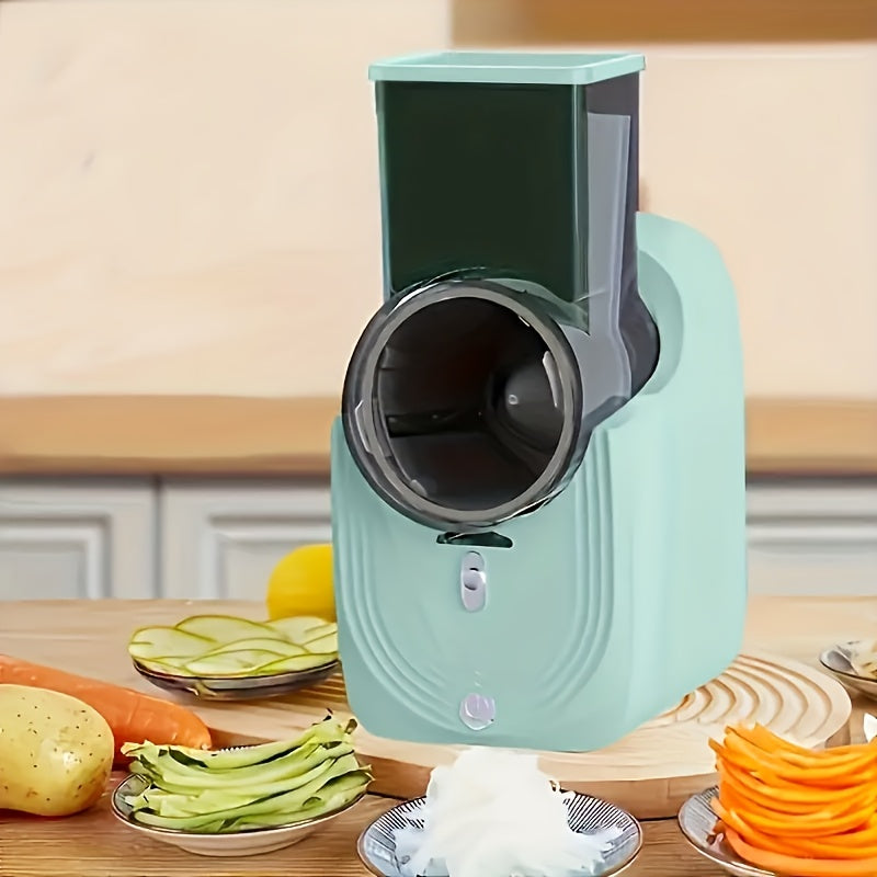 Uy oshxonasida foydalanish uchun USB Elektr Slicer, 3 ta qo'shimchalar bilan bir bosqichli nazorat qilinadigan pishloq maydalagich.