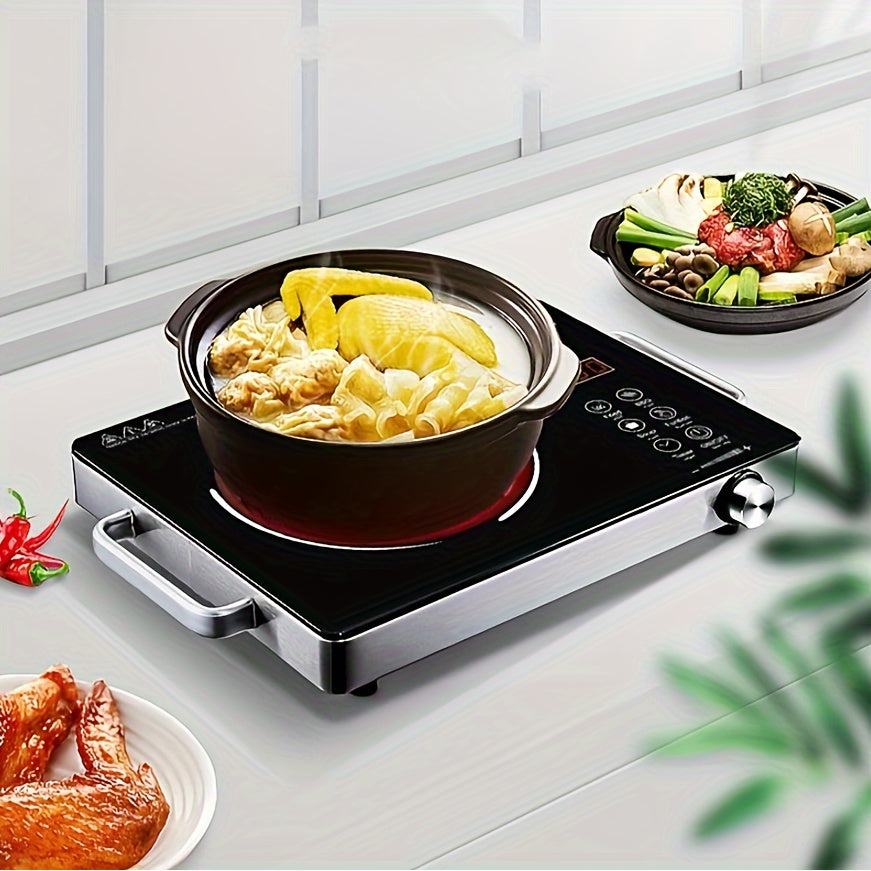 Portable 2000W Infrared Hot Plate Touch Control Anti-Scald Handles for Home Office Camping