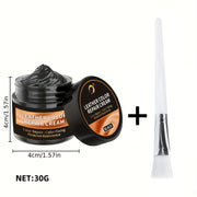 Crema restauradora de cuero para volantes y asientos. Pasta reparadora de arañazos negra