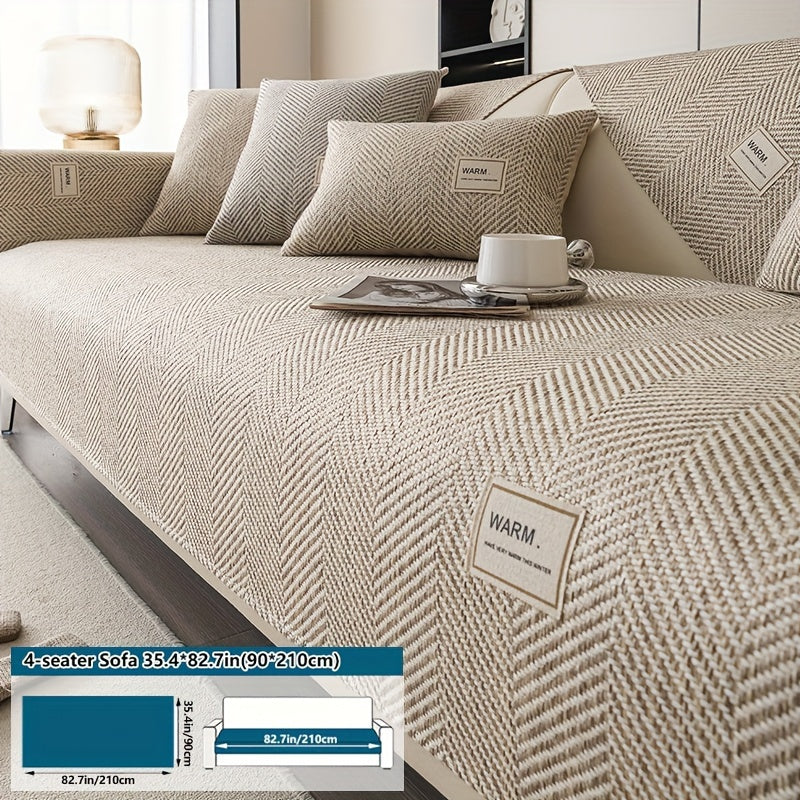 Чехол на диван из полиэстера в стиле бохо-шик для кресел и диванов, противоскользящий, безопасный для домашних животных, моющийся в машине