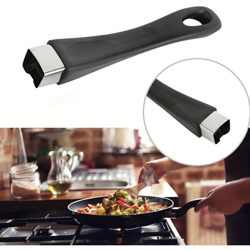 Wooden Handle Kitchen Utensil for Non-Stick Pans Stainless Steel Universal Grip