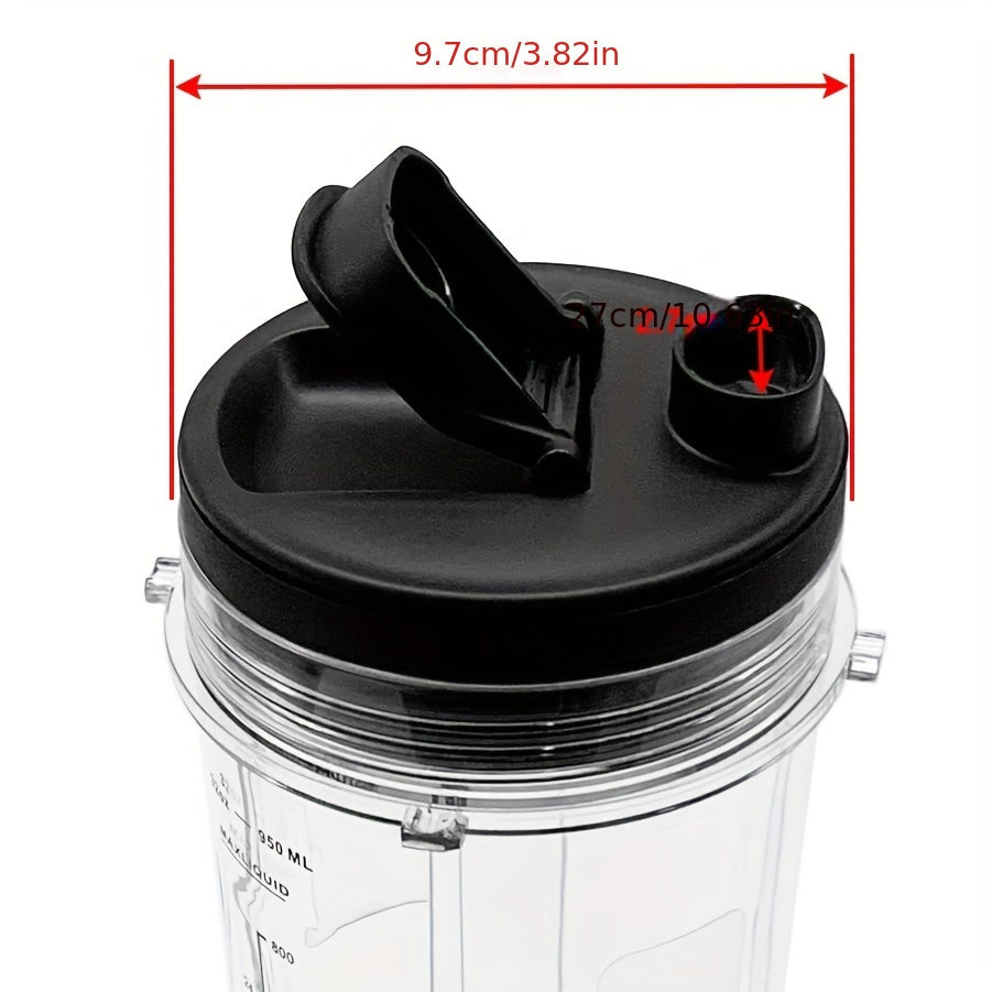 Plastic Flip Cover Lid for Ninja Blender 32oz 24oz 18oz Cups Food Safe