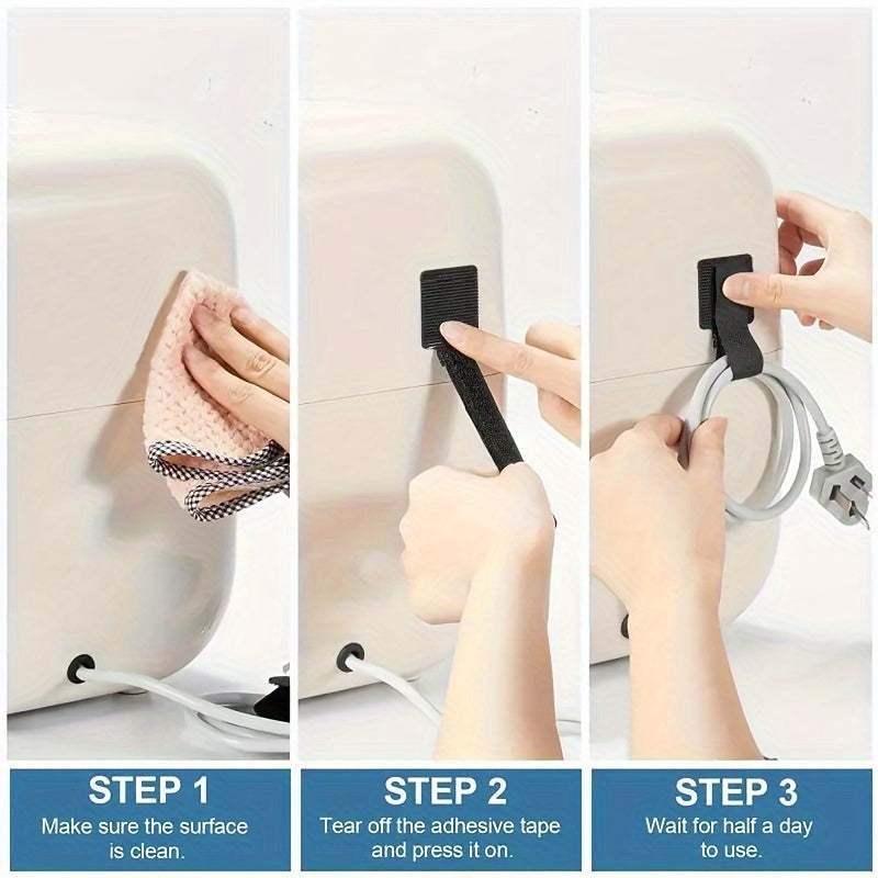 Set of 10-20 Nylon Cord Organizers for Kitchen Appliances