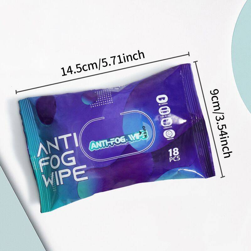 18 ta Anti-fog Wipes to'plamini oling, ular ko'zni tozalash va avtomobil oynalarini tozalash uchun qulay bo'lgan ko'p funksiyali to'qilmagan bitta varaqdan tayyorlangan. Ushbu tozalovchilar portativ, qulay va bitta tozalash yechimini taqdim etadi.