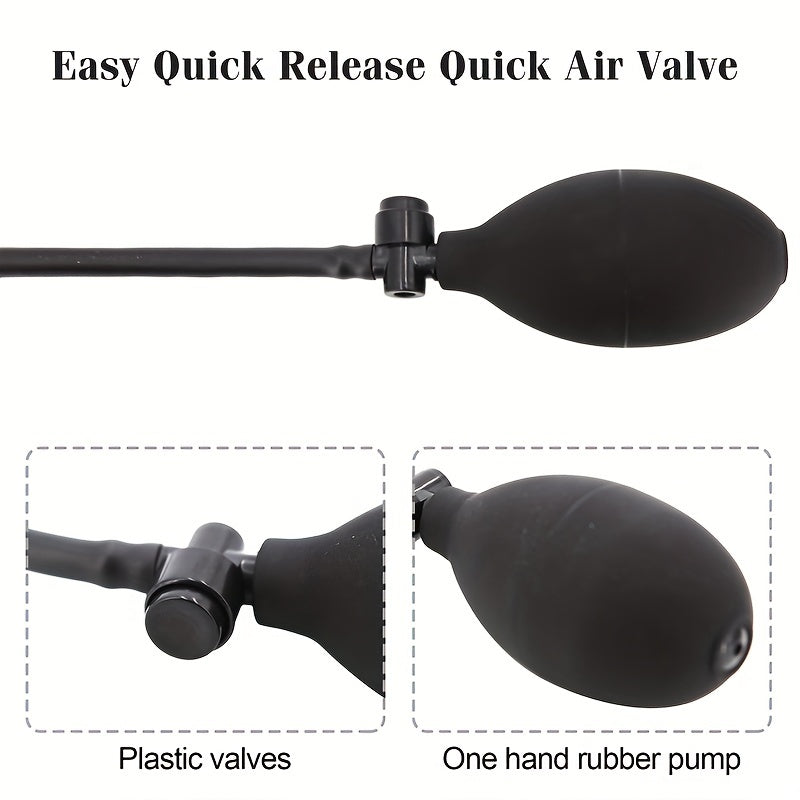 Auto Repair Tool Set Black Plastic Air Wedge for Door Opening and Window Installation