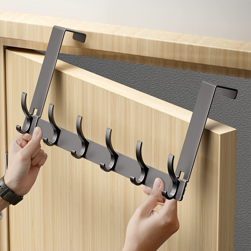 Over-the-Door Wall Hook for Clothes and Hats Made of Space Aluminum