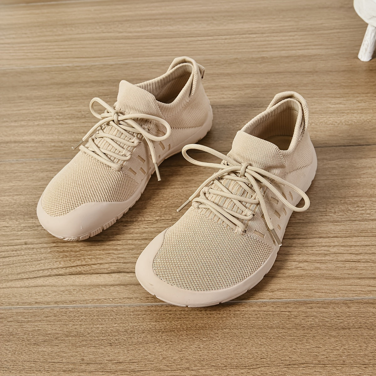 Zapatillas casuales para mujer con caja de dedos ancha, zapatos antideslizantes para caminar