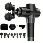 Elektrik mushak massajeri 30 darajali sensorli LCD bilan, 7 boshli, professional daraja