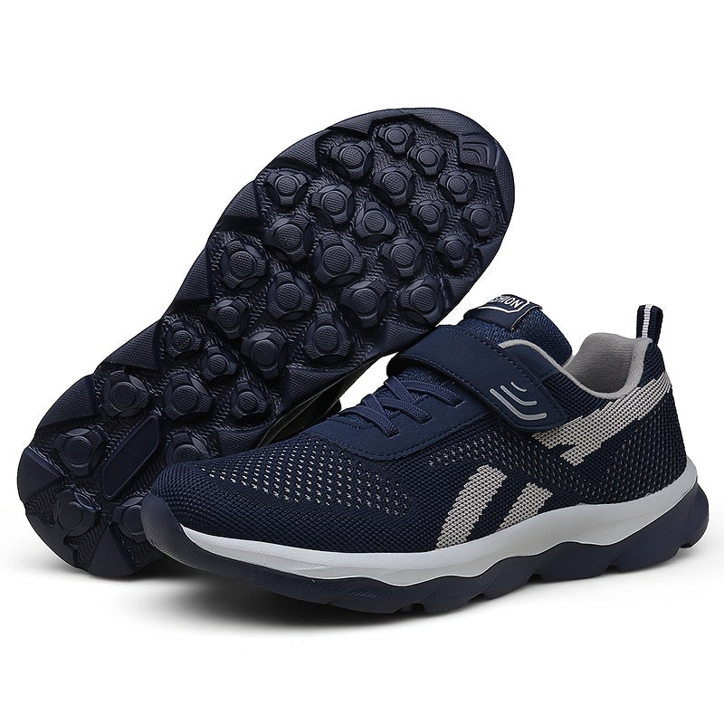 Knitted Mesh Casual Sports Shoes Breathable Lightweight Non-Slip Sneakers