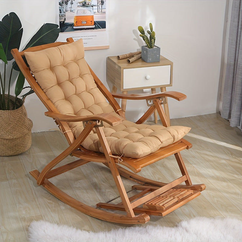 Thickened Polyester Seat Cushion for Home Office Floor Use Washable Solid Color Chair Pad