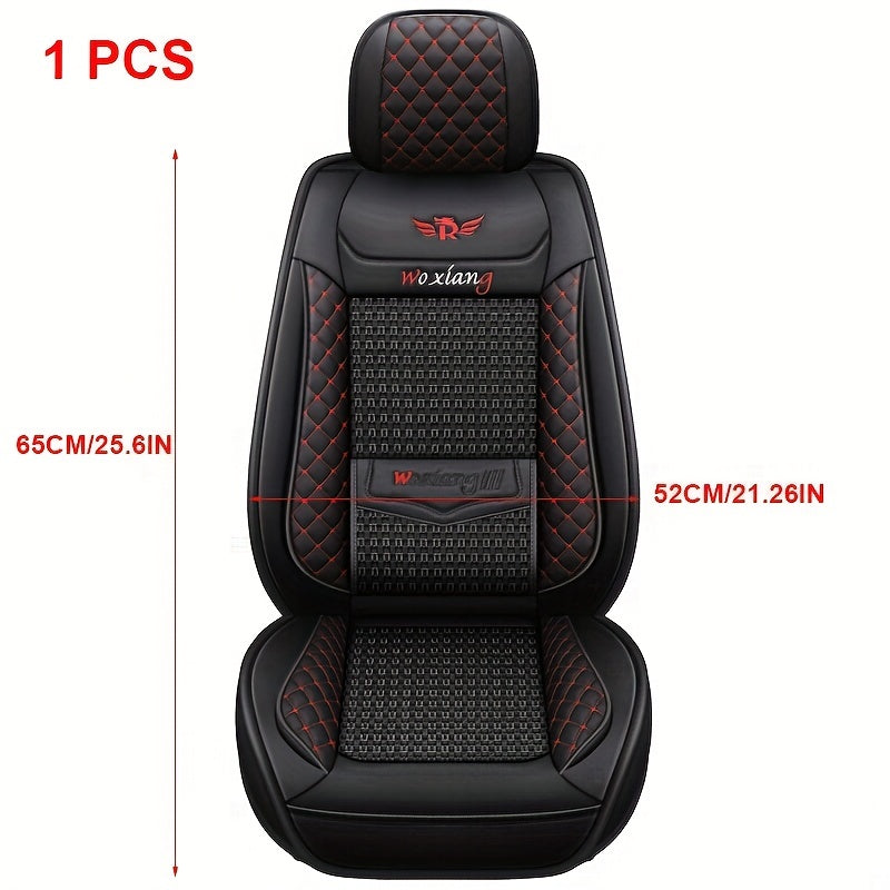 BMW, Audi, Golf, Hyundai va Peugeot modellari uchun universal soxta avtomobil o'rindiq qoplamasi.