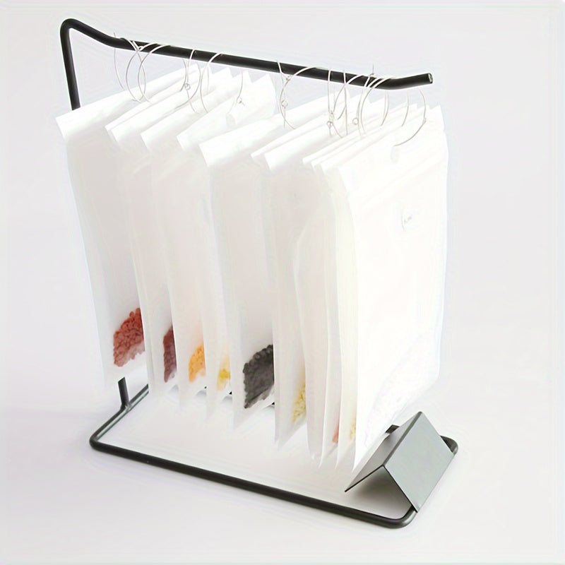 Set of 2 Modern Metal Jewelry Display Stands for Lipsticks, Keychains, and Necklaces