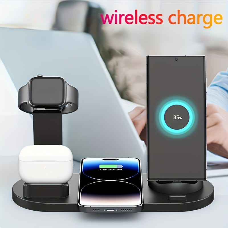 Wireless Charging Stand for iPhone 8-16 and AirPods Pro Fast Charger Dock