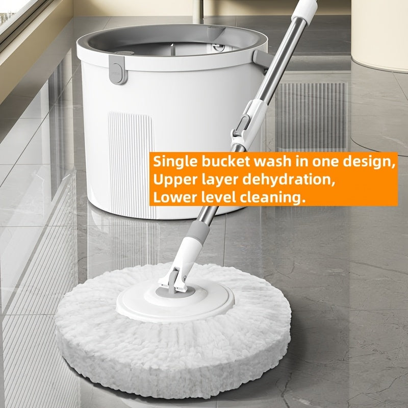 Spin Mop Set for Floors and Tiles, Easy Wringing, Home and Commercial Use