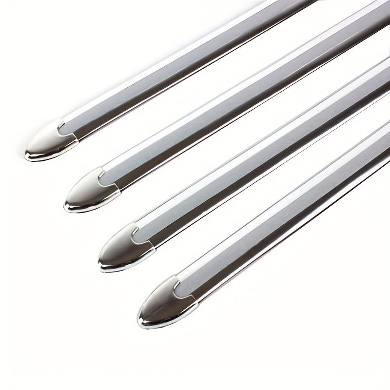 Paquete de 4 protectores de parachoques anticolisión para coche SUV, duraderos, en negro