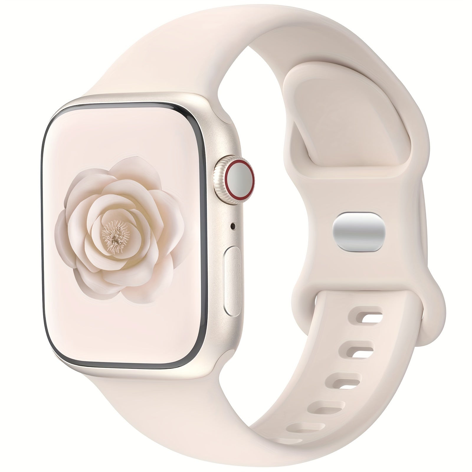 Set of Sports Silicone Wristbands for Apple Watch 38mm-49mm Compatible with Series 9 to 1 SE Men Women