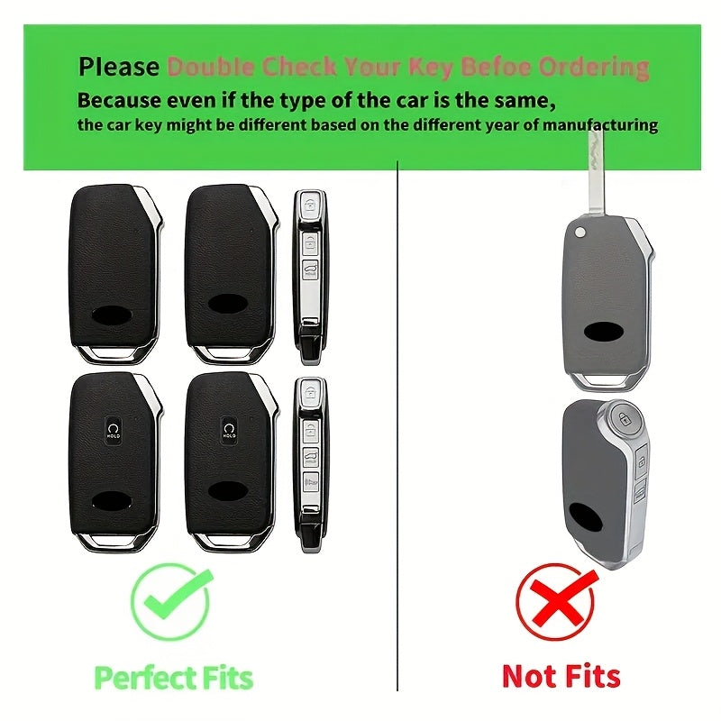 Unisex TPU Protective Car Key Cover Full Coverage for SUV Remote