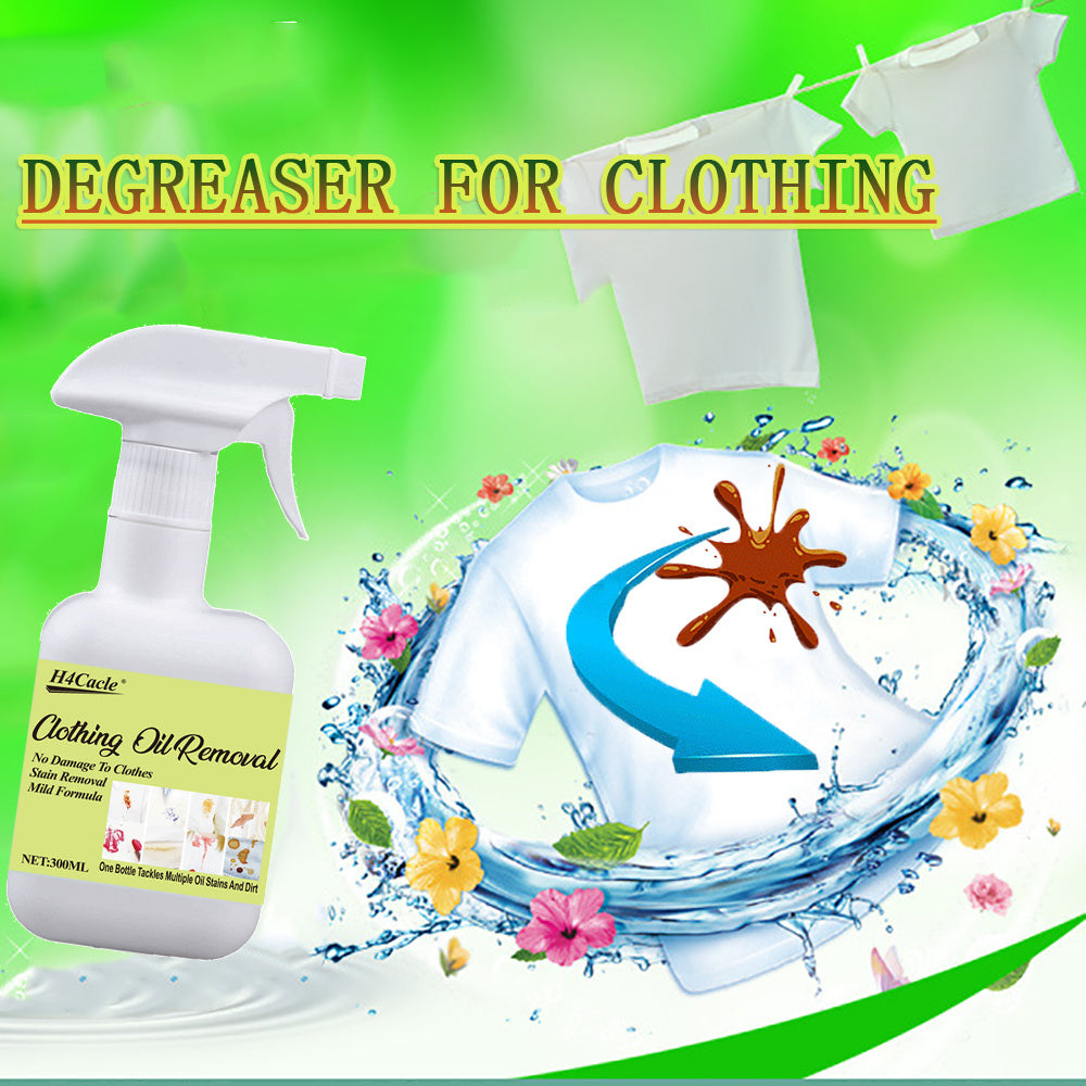 Multi-Action Stain Remover Spray 1 Fl Oz, Low Odor Citric Acid Degreaser for Fabric