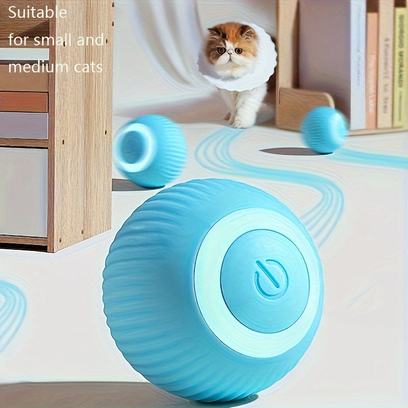 Electric Smart Cat Toy Ball USB Rechargeable Automatic Moving Small Cats and Dogs