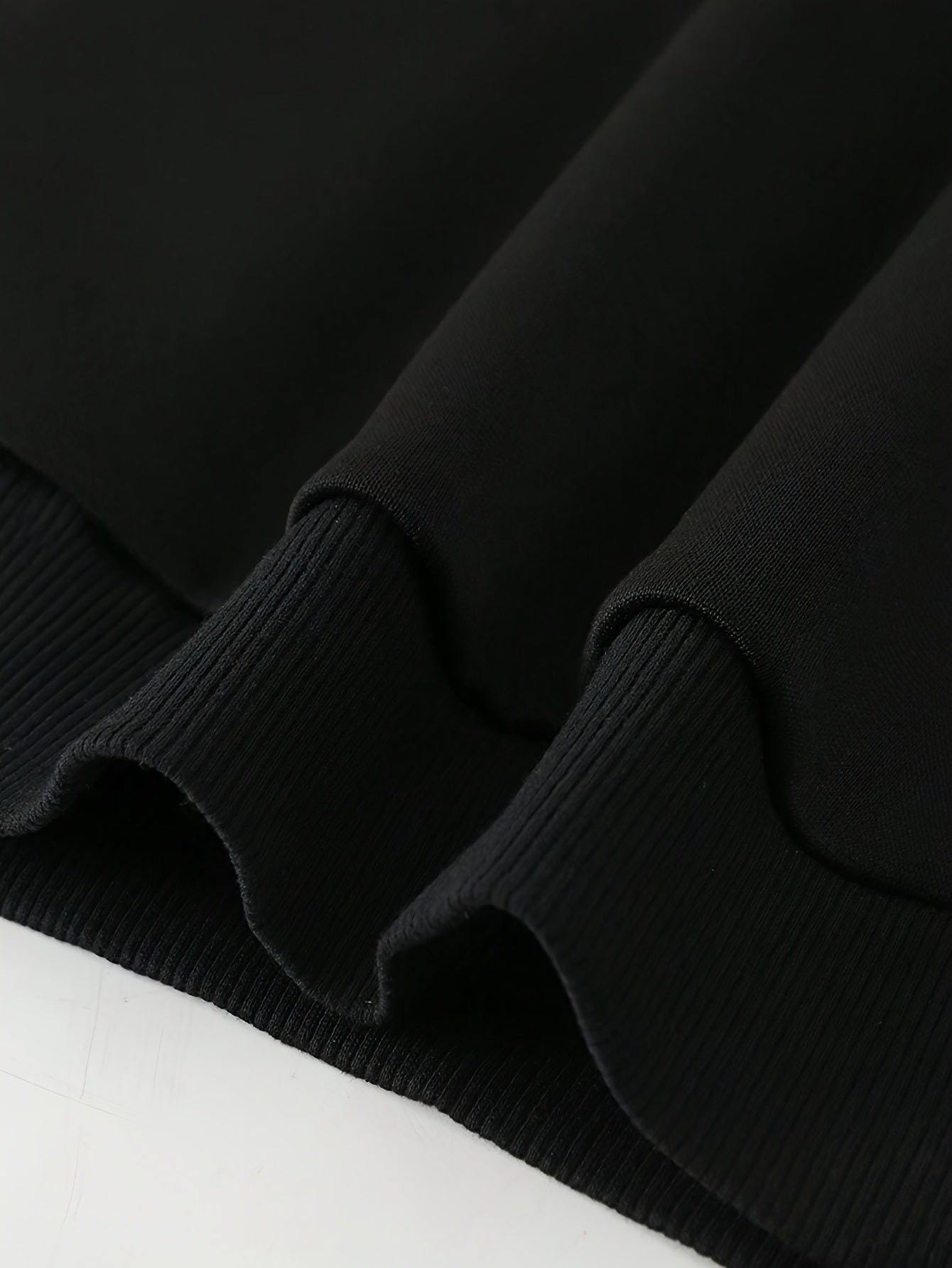 Men's Casual Polyester Letter Print Hoodie Set with Sweatshirt and Jogging Pants